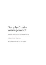 Конспект 'Supply Chain Management', 1.