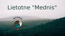 Презентация 'Lietotne "Mednis"', 1.