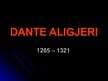 Презентация 'Dante Aligjeri', 1.