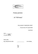 Отчёт по практике 'Prakses pārskats A/S "SEB banka"', 1.