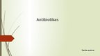 Презентация 'Antibiotikas', 1.