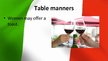 Презентация 'Business Customs in Italy', 27.
