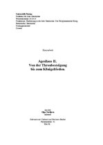 Реферат 'Agesilaus II. Von der Thronbesteigung bis zum Königsfrieden', 1.