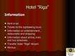Презентация 'Hotel "Riga"', 8.