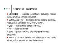 Конспект 'HTML lapu veidošana', 7.