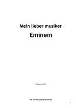 Реферат 'Mein lieber musiker - Eminem', 1.