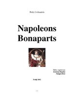 Реферат 'Napoleons Bonaparts', 1.