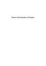Конспект 'Women’s Discrimination at Workplace', 1.