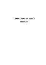 Реферат 'Leonardo da Vinči', 1.
