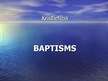 Презентация 'Kristietība - baptisms', 1.