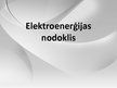 Презентация 'Elektroenerģijas nodoklis', 1.
