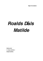 Конспект 'Roalds Dāls "Matilde"', 1.