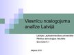Презентация 'Viesnīcu noslogojuma analīze Latvijā', 1.