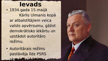 Презентация 'Kārļa Ulmaņa autoritārais režīms', 2.