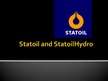 Презентация 'Statoil and StatoilHydro', 1.