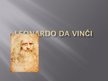 Презентация 'Leonardo da Vinči gleznojumi un izgudrojumi', 1.