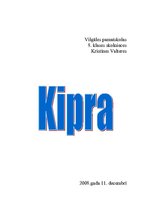 Конспект 'Kipra', 1.