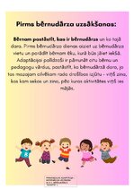 Конспект 'Metodiskais materiāls vecākiem - par bērna adaptācijas procesu pirmsskolas izglī', 4.