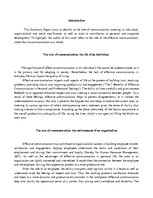Конспект 'The Role of Effective Communication in Personal Life, Society and Organization', 1.