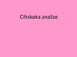 Презентация 'Ciltskoka analīze', 1.