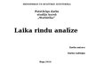 Презентация 'Laika rindu analīze', 1.