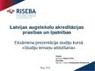 Презентация 'Latvijas augstskolu akreditācijas prasības un īpatnības', 1.