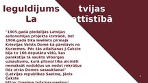 Презентация 'Čakste', 4.