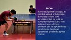 Презентация 'Jēga, nozīme, vērtības galda tenisā', 6.