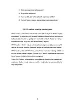 Реферат 'SWOT analīze, tās būtība un lietošanas iespējas', 6.