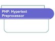 Презентация 'PHP hiperteksta priekšprocesors', 1.