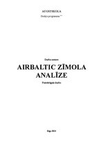 Дипломная 'Airbaltic zīmola analīze', 1.