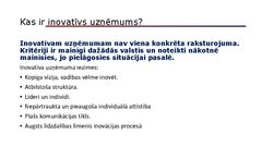 Презентация '10 svarīgas atziņas par inovāciju un inovācijas vadību', 10.