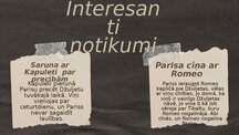 Презентация 'V. Šekspīrs “Romeo un Džuljeta”: tēla Parisa raksturojums', 3.