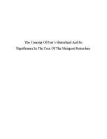 Реферат 'The Concept of Port’s Hinterland and Its Significance in the Case of the Mainpor', 1.