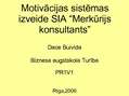 Презентация 'Motivācijas sistēmas izveide SIA "Merkūrijs konsultants"', 1.