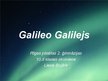 Презентация 'Galileo Galilejs', 1.