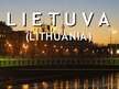 Презентация 'Lietuva', 1.