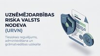 Презентация 'Uzņēmējdarbības riska valsts nodeva', 1.