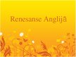 Презентация 'Renesanse Anglijā', 1.