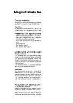 Образец документа 'Magnētiskais lauks', 1.