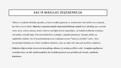 Презентация 'Makulas deģenerācija', 2.
