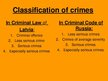 Презентация 'Comparison of Criminal Law of Republic of Latvia and Criminal Code Of Russian Fe', 4.