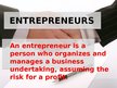 Презентация 'Entrepreneurship', 5.