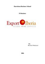 Реферат 'Export Iberia - Wine Exporter', 1.