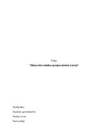 Эссе 'Māsas tēls veselības aprūpes sistēmā Latvijā - 3. variants', 1.