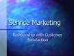 Презентация 'Service Marketing', 1.