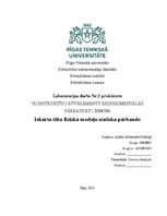 Конспект 'Iekārta tilta fiziskā modeļa statiska pārbaude', 1.
