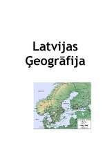 Конспект 'Latvijas ģeogrāfija', 1.