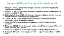 Презентация 'Adenozīntrifosfāts kā smadzeņu un ķermeņa signālmolekula', 26.