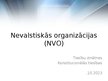 Презентация 'Nevalstiskās organizācijas (NVO)', 1.